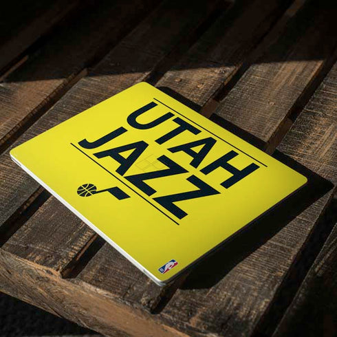 NBA Utah Jazz Standard - Yellow Surface Laptop 2 Skin